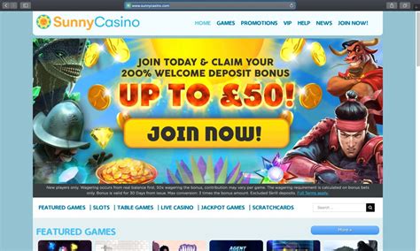 sunny casino login